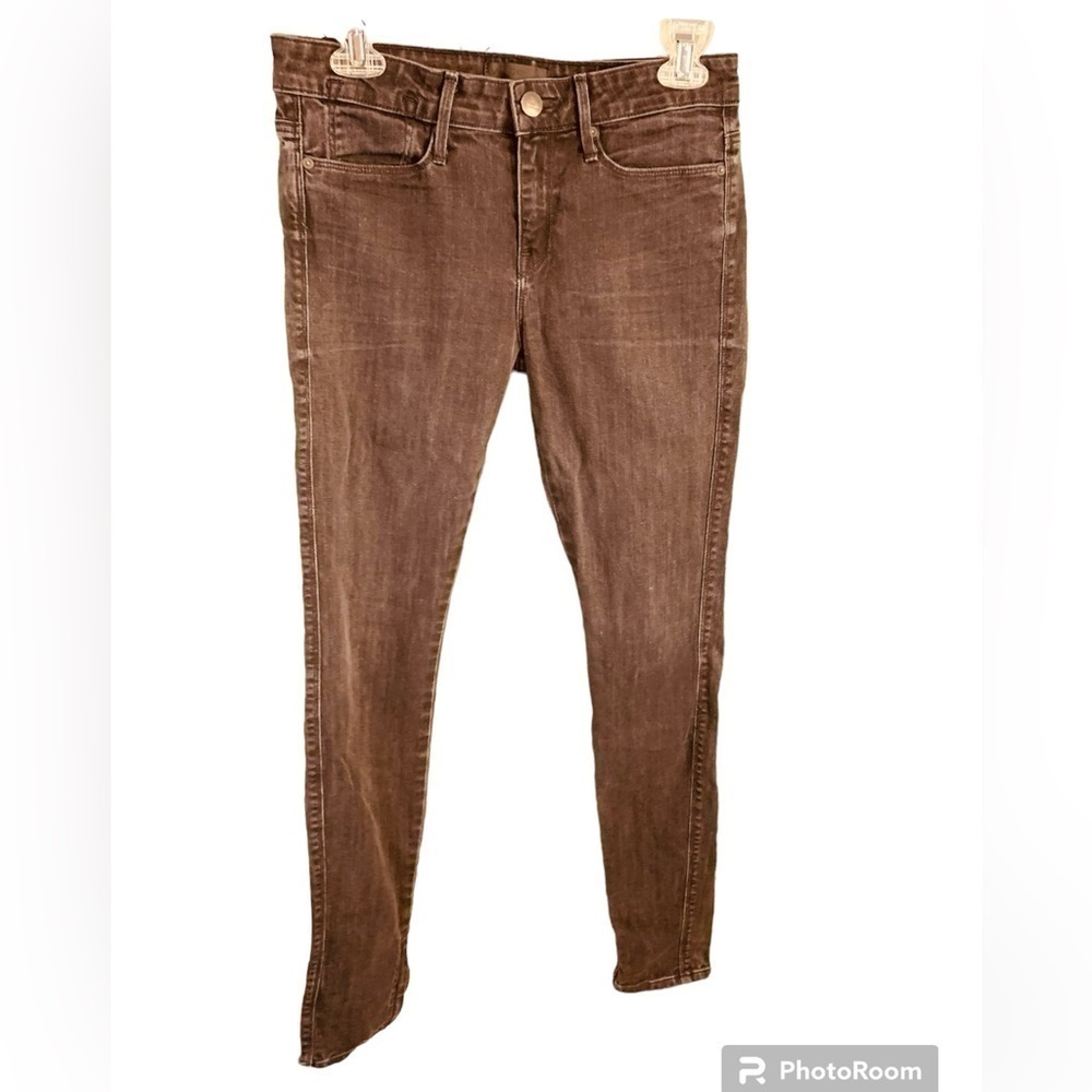 Vince Black Stone Wash Skinny Jeans Ankle Zip Women’s 27 31” Inseam